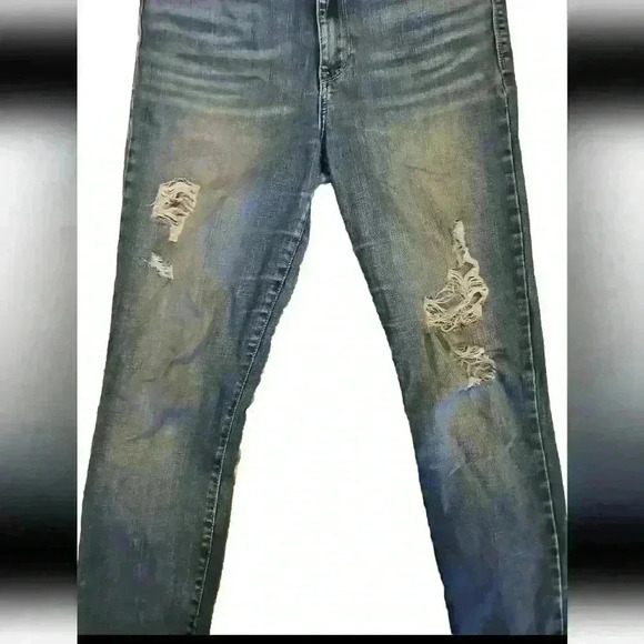 Pistola Womens Light Wash Skinny High Rise Distressed Jeans 28 - Picture 6 of 13